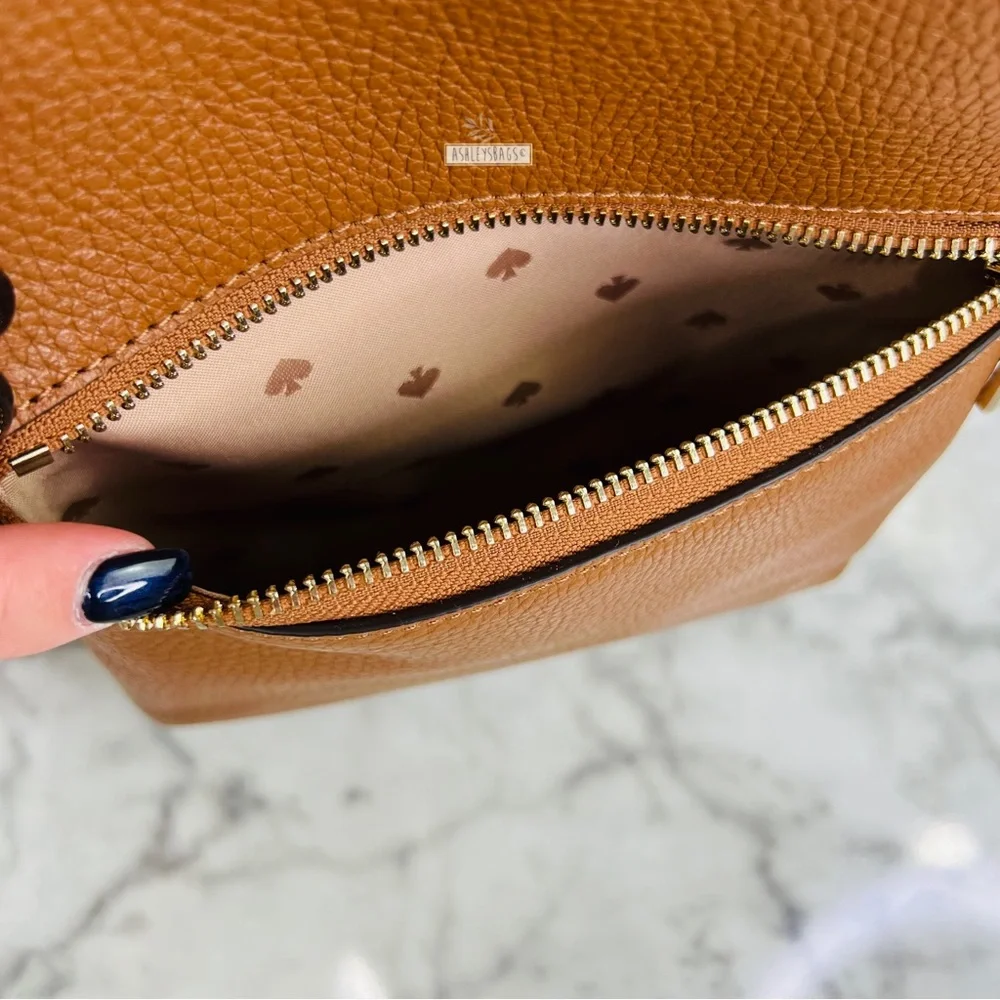 Kate Spade Leila Dome Backpack In Warm Gingerbread - Picture 6 of 10